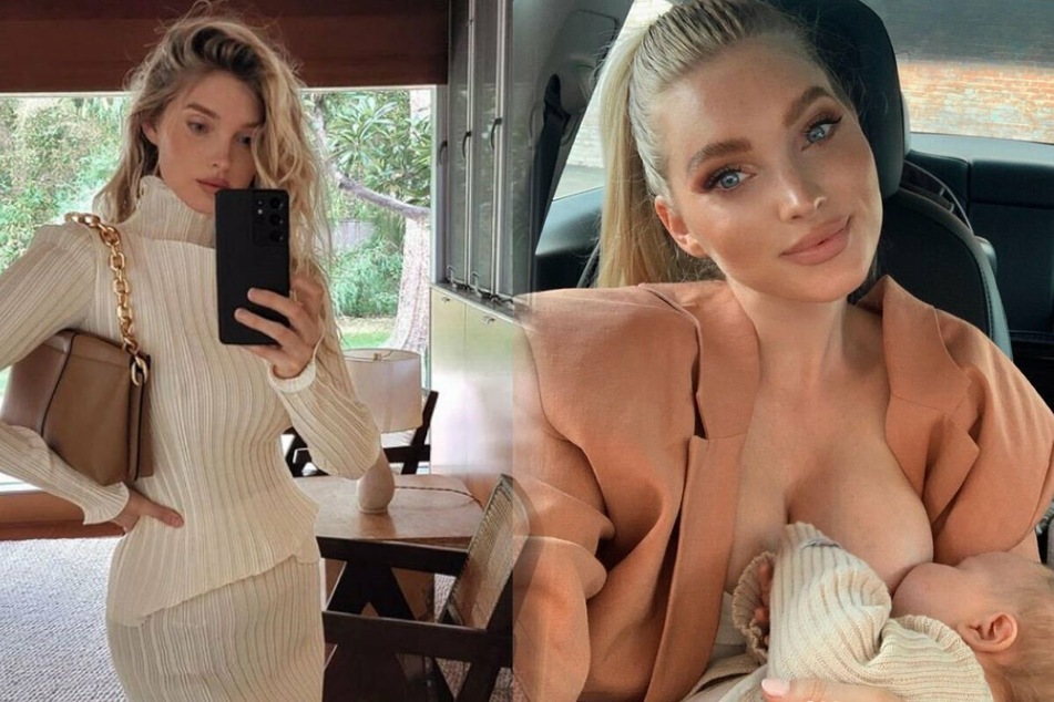 Supermodel claps back after men pile in to criticize breastfeeding photos