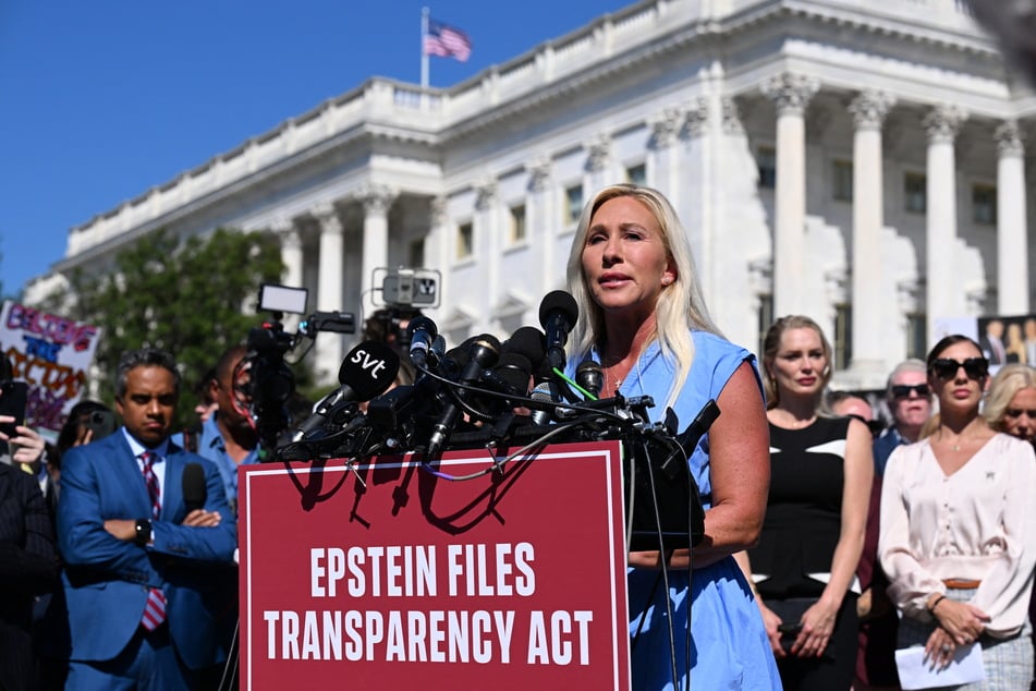 Georgia Congresswoman Marjorie Taylor Greene called on President Donald Trump to meet with Jeffrey Epstein's victims.