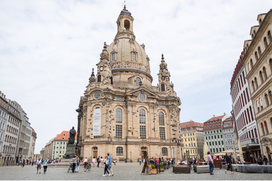 In der Nähe der Dresdner Frauenkirche haben sich viele Restaurants niedergelassen - mindestens eins davon gehört wohl zu den verdächtigen "Objekten".