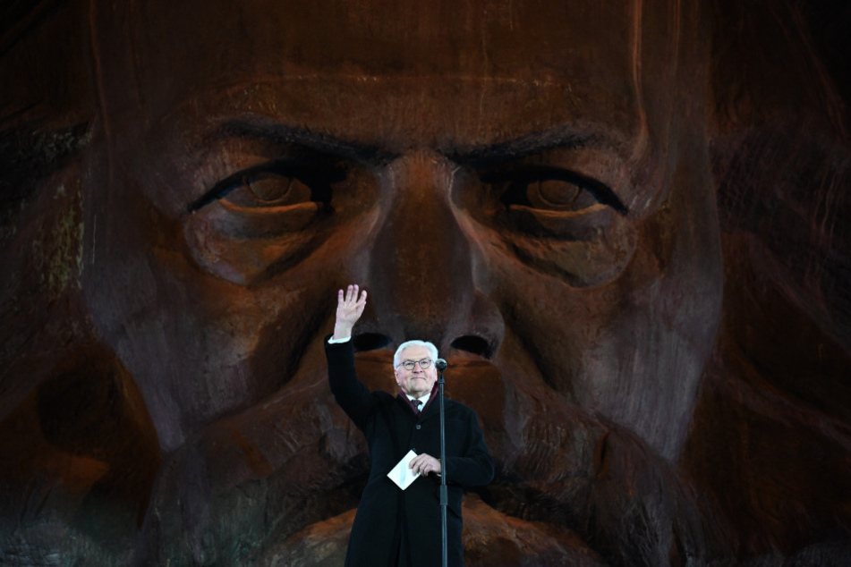 Bundespräsident Frank-Walter Steinmeier (69, SPD) zur KuHa-Eröffnung in Chemnitz.