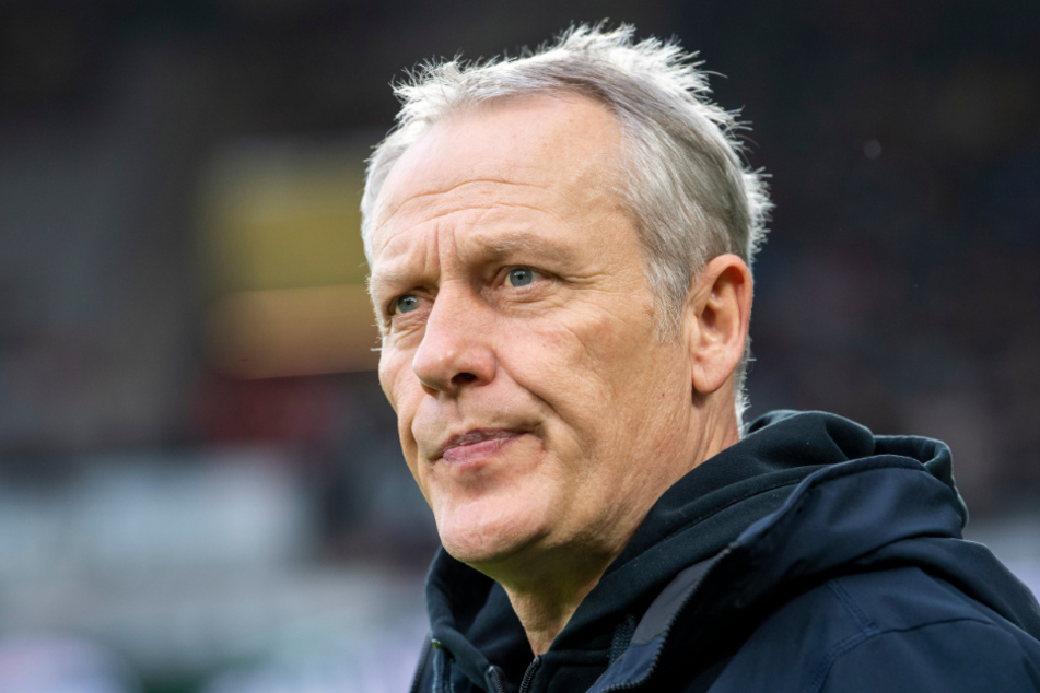Freiburgs Trainer Christian Streich (55).