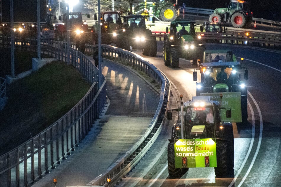 Hunderte Bauern wollen so gut wie jede Autobahnauffahrt am Montag blockieren.