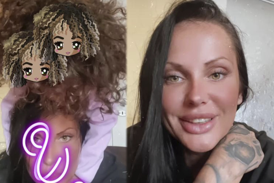 Schwesta Ewa (36) verzweifelt an den Locken ihrer Tochter.