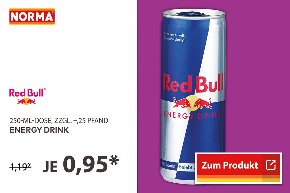 Energy Drink für 0,95 Euro.