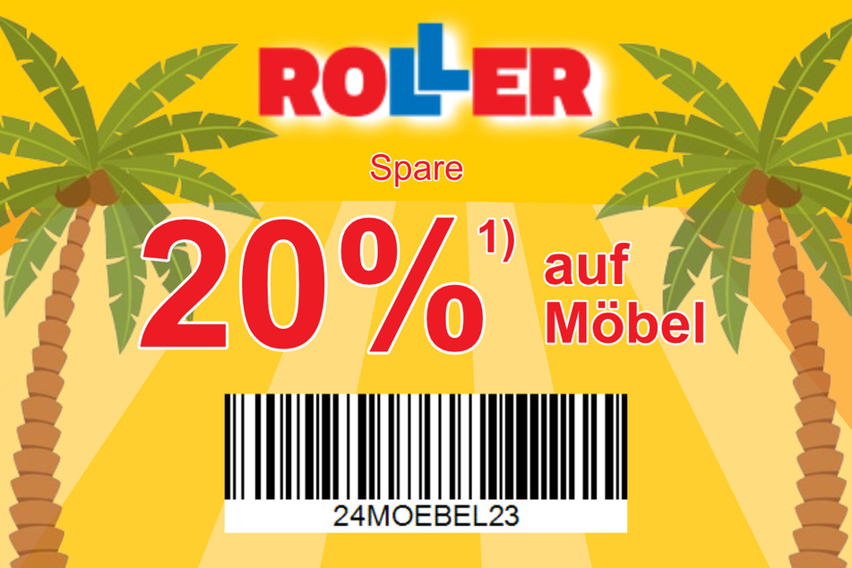 Diesen Barcode herunterladen und 20 Prozent beim Möbelkauf sparen.