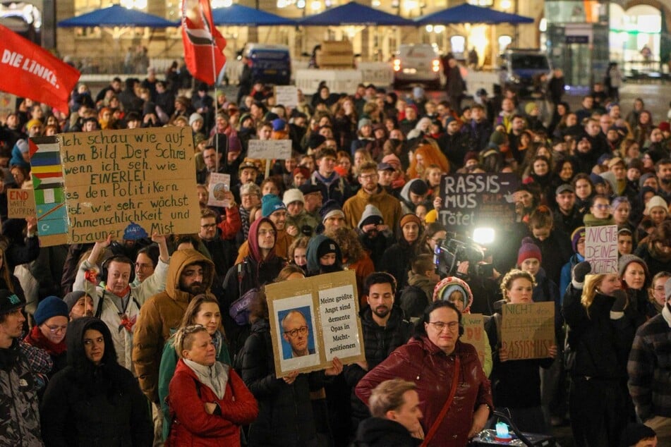 17.30 Uhr begann die Demo am Montagabend.
