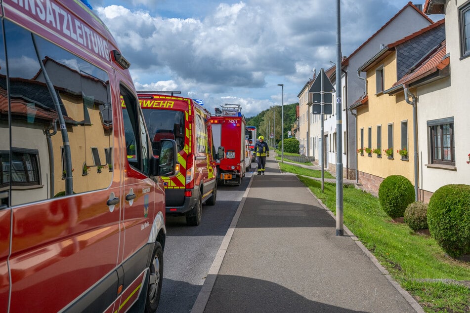 Großeinsatz für die Freiwillige Feuerwehr Tannroda und die Stützpunktfeuerwehr Bad Berka am Donnerstagmittag in Tannroda.