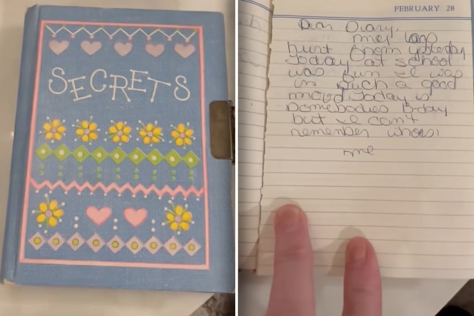 Frau liest eigenes, über 40 Jahre altes Tagebuch: Was sie dann sieht, lässt ihr den Atem stocken