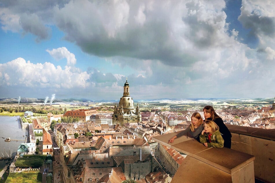 Das Panometer ist mit dem aktuellen Panorama "Dresden im Barock" Teil der Museumsnacht.