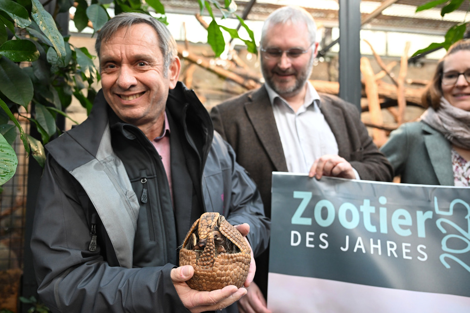 Der Stuttgarter Zoodirektor Thomas Kölpin stellte das neue "Zootier des Jahres" vor.