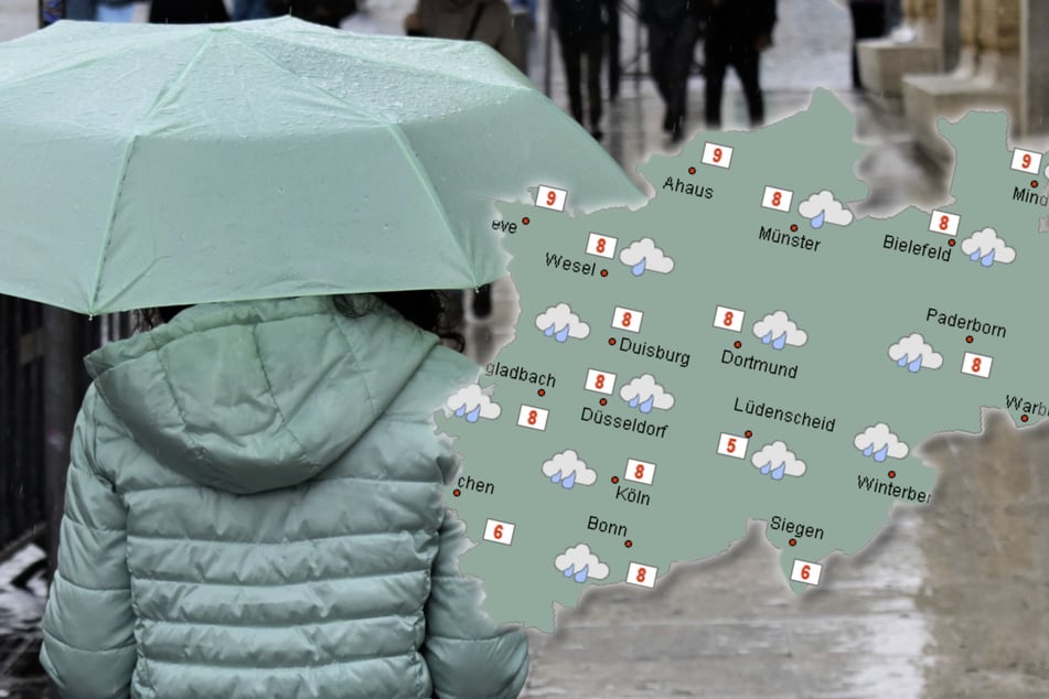 Trübe Aussichten für NRW: Regen, Wolken, teilweise Frost
