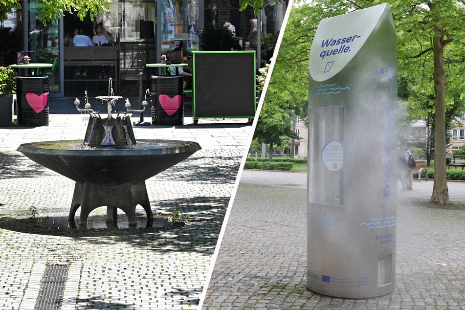 Dresden: Dresdens Trinkwasserbrunnen gehen in die Winterpause: Wo Ihr jetzt Eure Flasche kostenlos auffüllen könnt