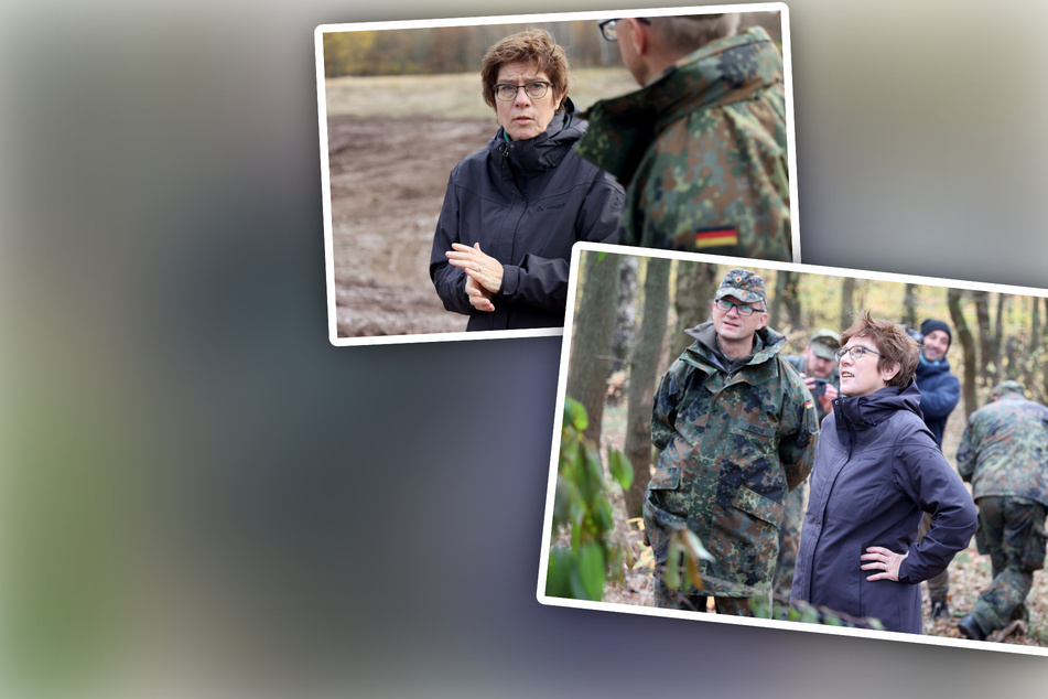Deutschland wird Speerspitze der NATO: Kramp-Karrenbauer besucht Panzerbataillon