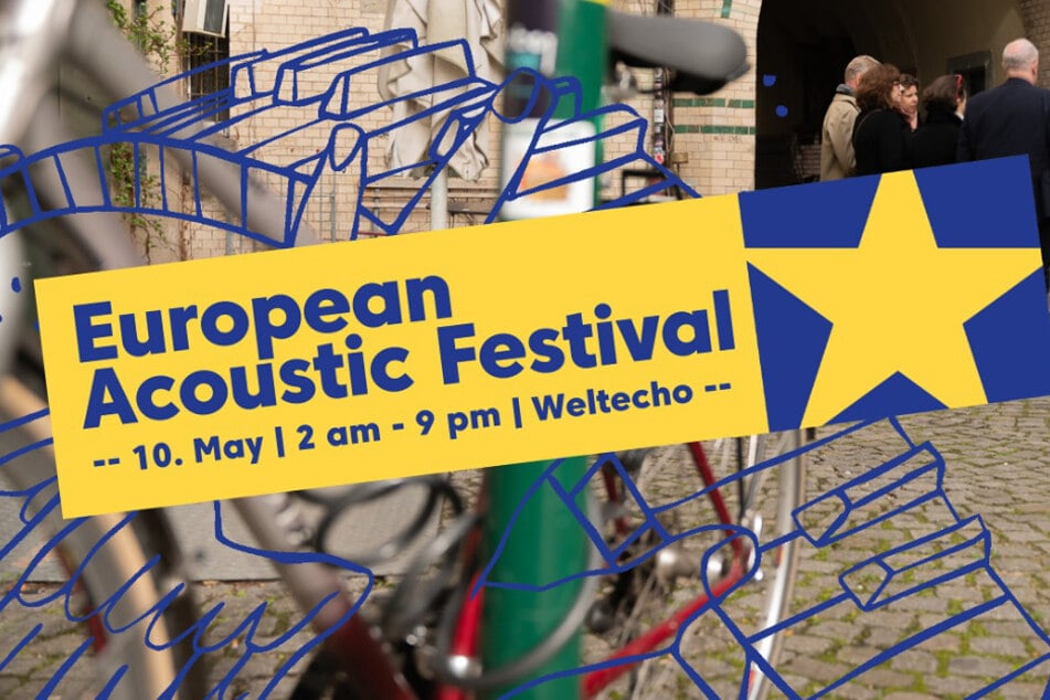 European Acoustic Festival im Innenhof vom Weltecho.