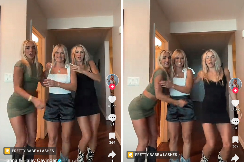 In their latest viral TikTok, the Cavinder twins let their 4.5 million TikTok fans know just who they get their good looks and moves from: Momma Cavinder.