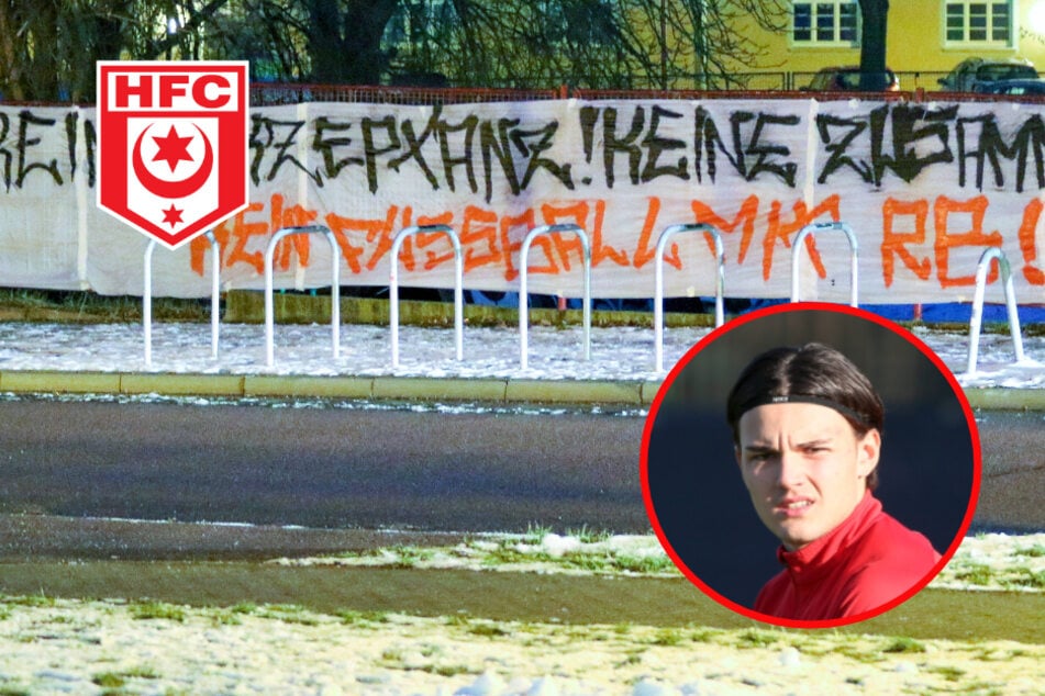 Wegen Leihgeschäft mit RB Leipzig: HFC-Fans machen ihrem Ärger Luft