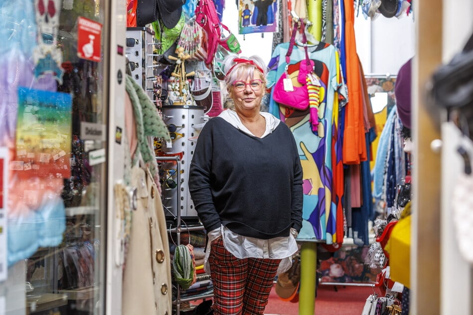 Yvonne Kühn (54) hatte einmal sechs Geschäfte in der Neustadt und ist glücklich, nur noch eins zu leiten.