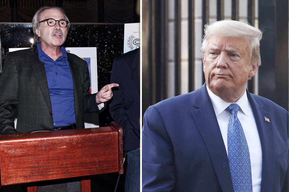 The grand jury investigating Donald Trump in the Stormy Daniels hush money probe recently met with David Pecker (l.), former CEO of American Media.
