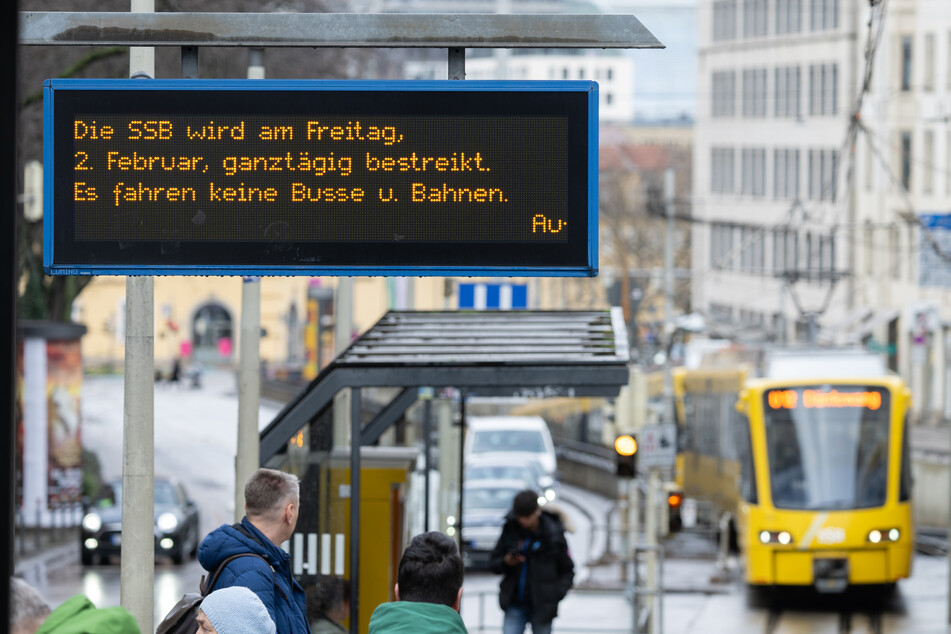 Warnstreik im ÖPNV: Busse und Bahnen stehen in Baden-Württemberg still