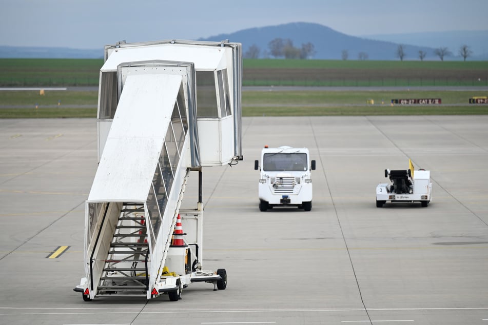 Trauriger Alltag am Airport Kassel-Calden: Das Rollfeld bleibt hier regelmäßig komplett leer.