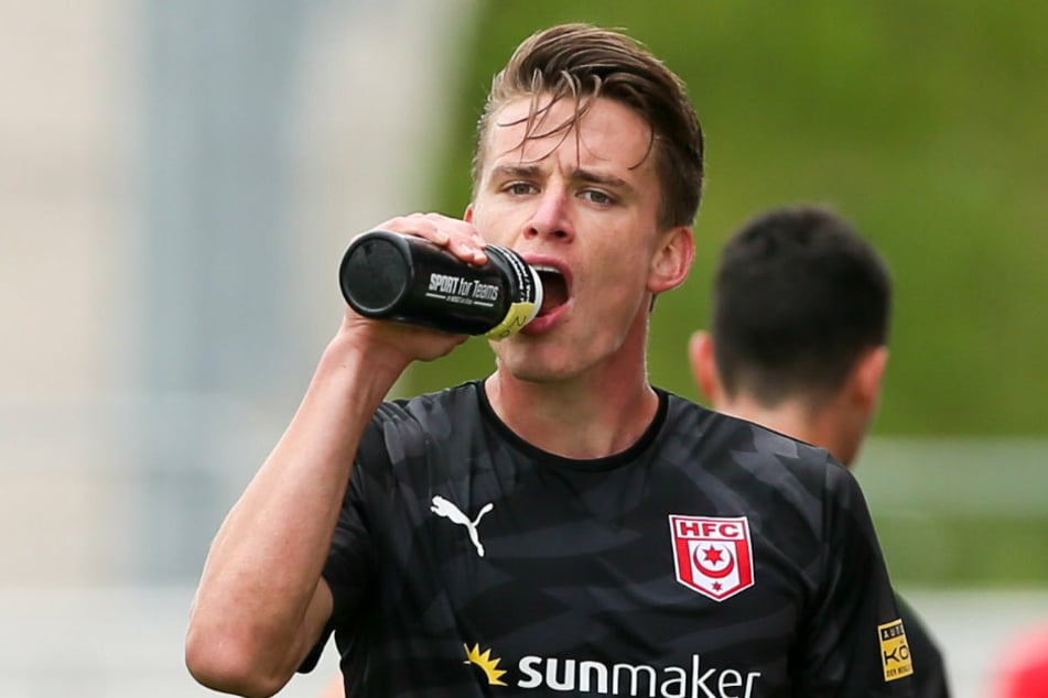 Florian Hansch war zuletzt von Sandhausen an Halle ausgeliehen.