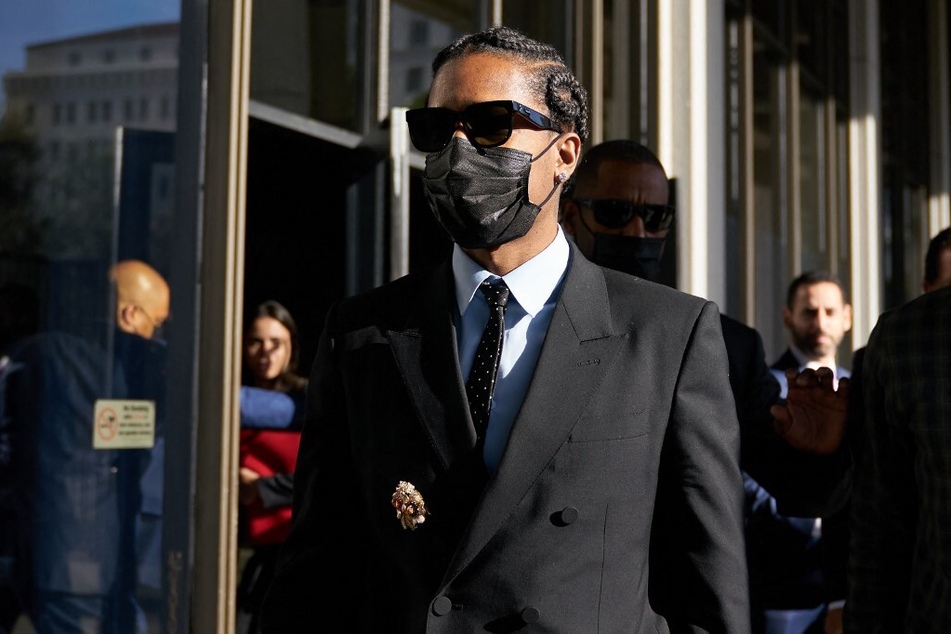 Rakim Mayers, aka A$AP Rocky, departs the Clara Shortridge Foltz Criminal Justice Center after a preliminary hearing in his assault with a semiautomatic firearm case in Los Angeles, California, on 20 November 2023.