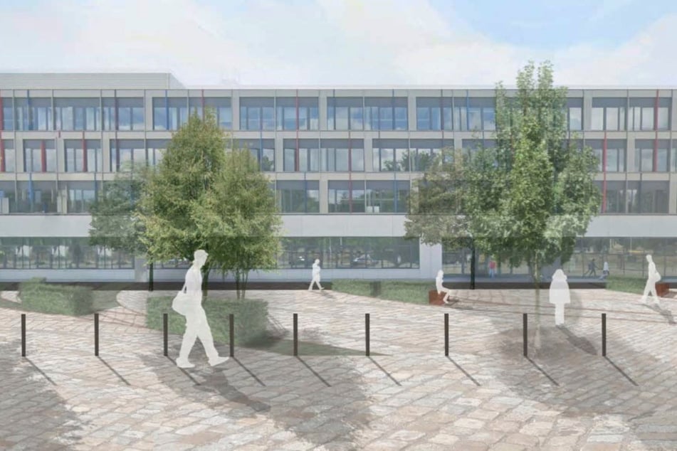 So könnte der Schulcampus künftig aussehen.