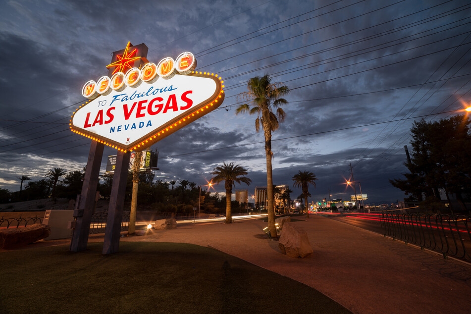 Las Vegas im US-Bundesstaat Nevada ist weitestgehend von Wüste umgeben.