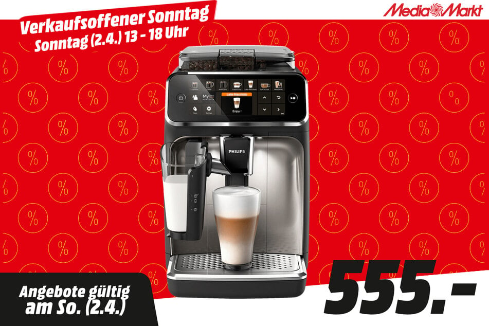 Philips-Kaffeevollautomat für 555 Euro.