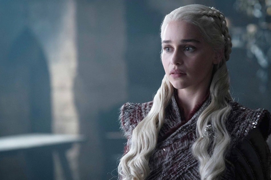 Emilia Clarke as Daenerys Targaryen in Game of Thrones. The prequel, House of Dragon will focus on her lineage.