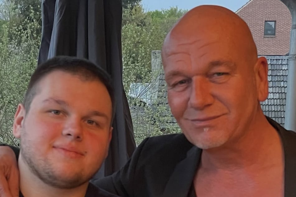 Der 60-Jährige mit seinem Sohn Marvin (28).