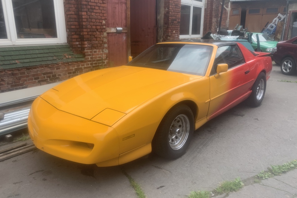 Der gestohlene Pontiac wurde am Sonntag wiedergefunden.