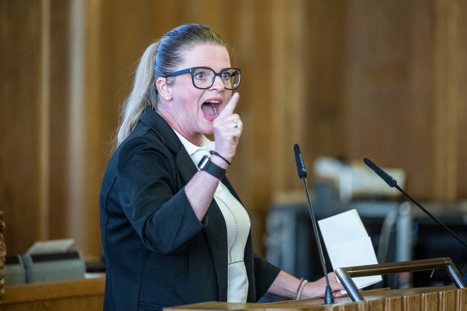 Linken-Fraktions-Chefin Susanne Schaper (48).