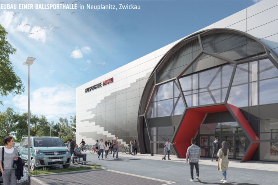 So soll der neue Sporttempel Ende 2027 aussehen.