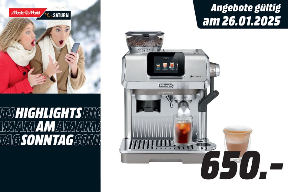 DeLonghi-Espressomaschine für 650 Euro.