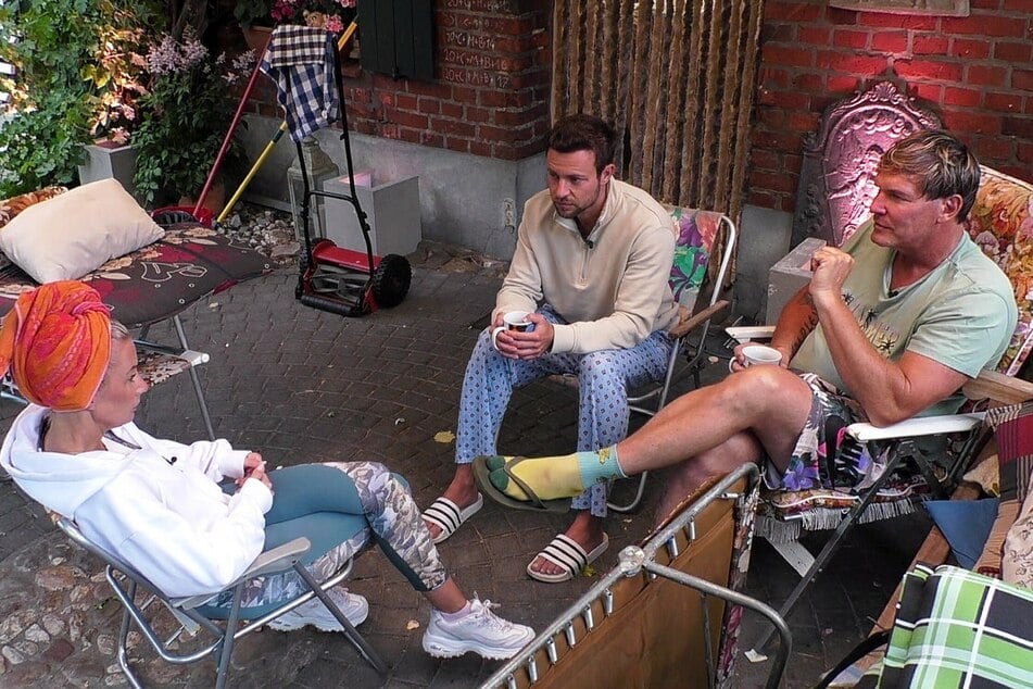 Ben Melzer (34), Steff Jerkel (53) und Peggy Jerofke (44) treffen sich zur Anti-Maritta-Lagebesprechung.