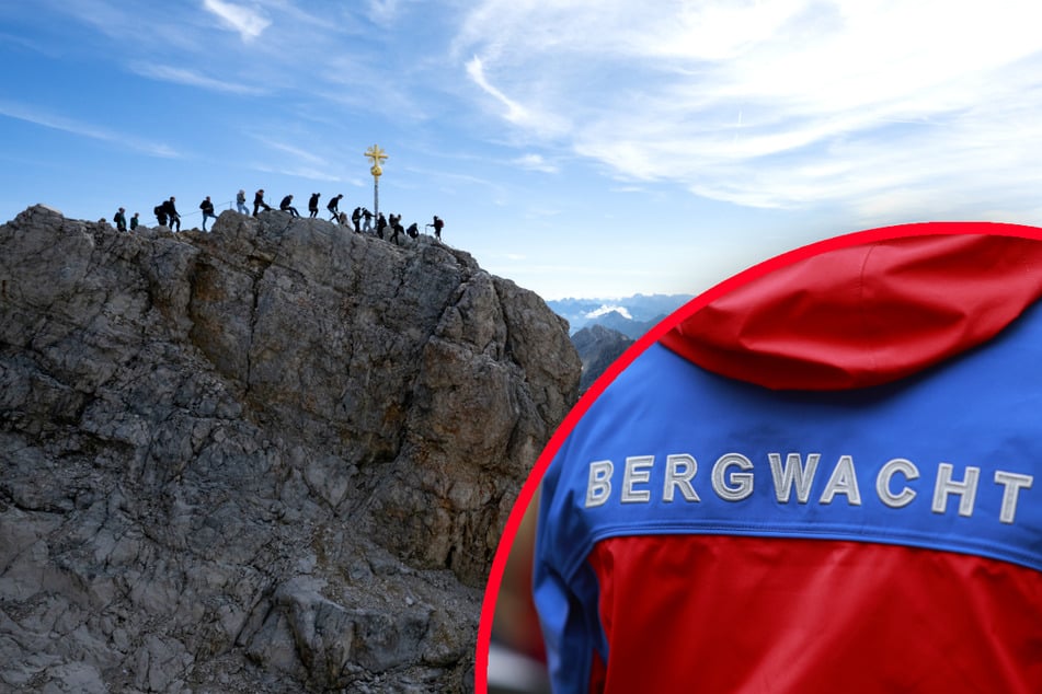 Die Bergwacht musste 15 Wanderer von der Zugspitze retten. (Symbolbild)