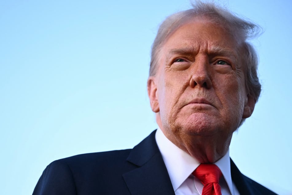 President Donald Trump (pictured) applauded the cancellation of an upcoming West Point award ceremony for actor Tom Hanks.