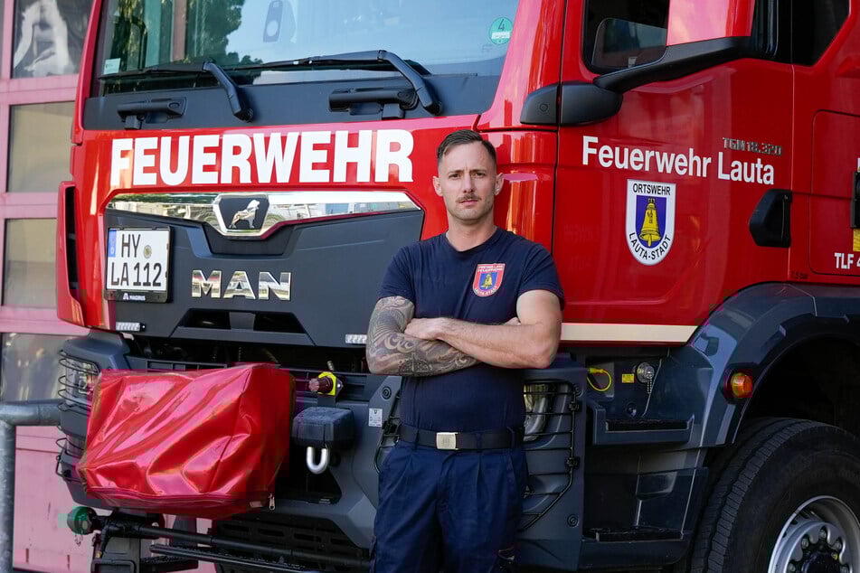 Wehrleiter Sebastian Pusch (34) hält nichts von der nächtlichen Sirenen-Ruhe.