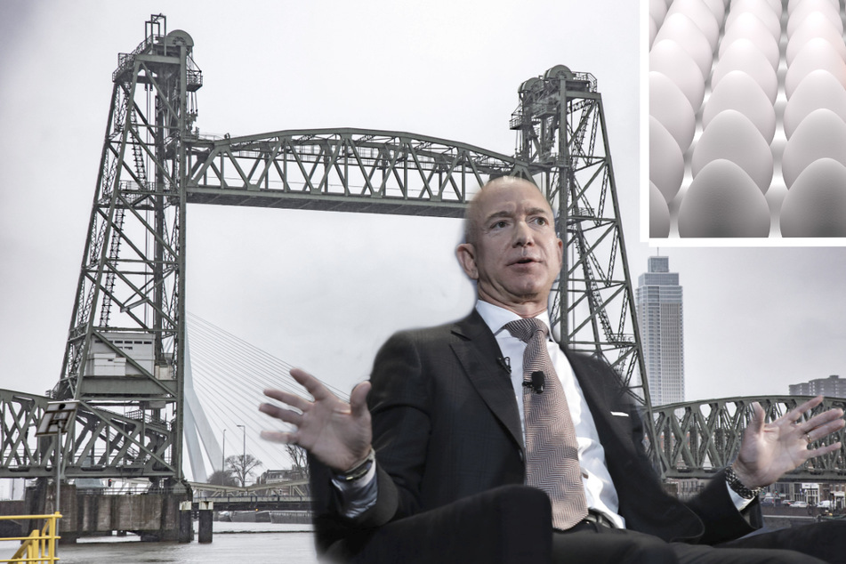 De Hef/Koningshavenbrug Bridge in the Dutch port city of Rotterdam may be dismantled for Jeff Bezos' new superyacht to pass under. Rotterdammers are threatening to throw eggs into the mix.