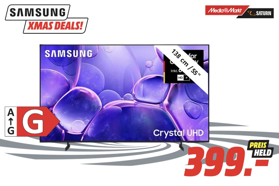55-Zoll Samsung-Fernseher für 399 Euro.