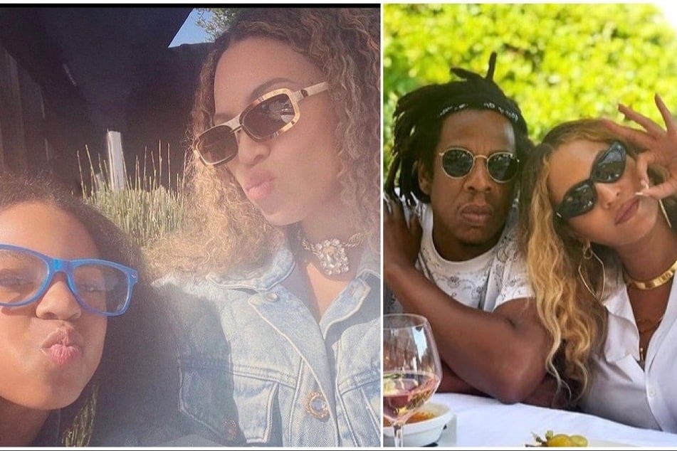 Beyoncé (r) paid tribute to Jay-Z and their three children in a touching message ahead of Renaissance's release.