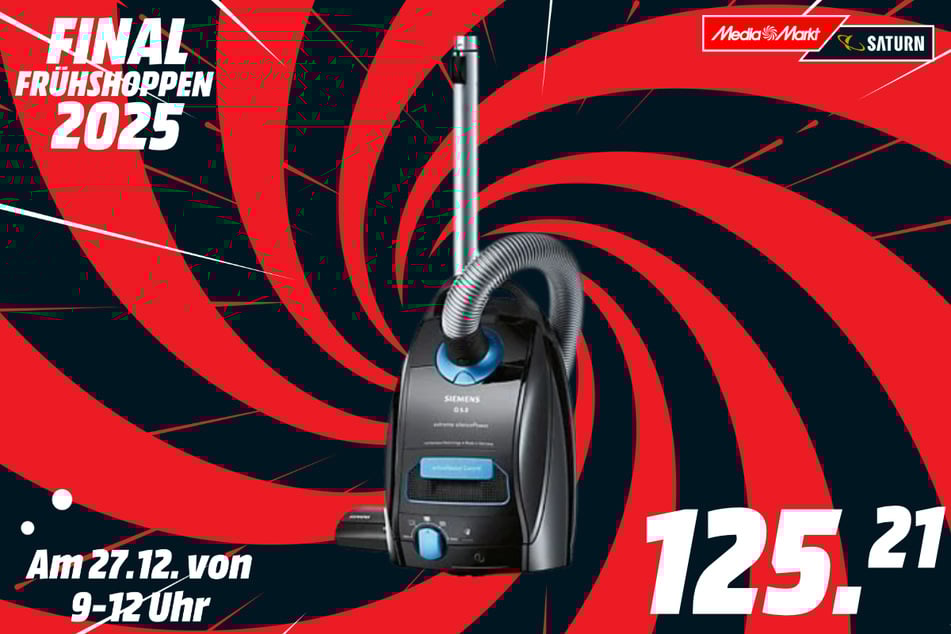 Siemens-Staubsauger VSQ5X1238
für 125,21 Euro.