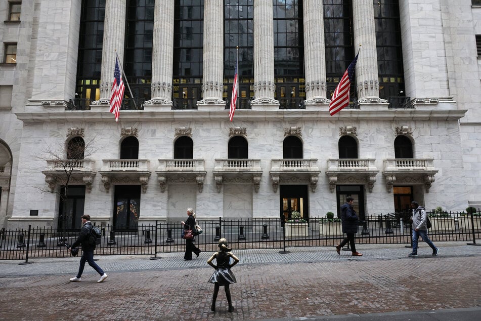 The New York Stock Exchange is seen on Thursday in New York City.