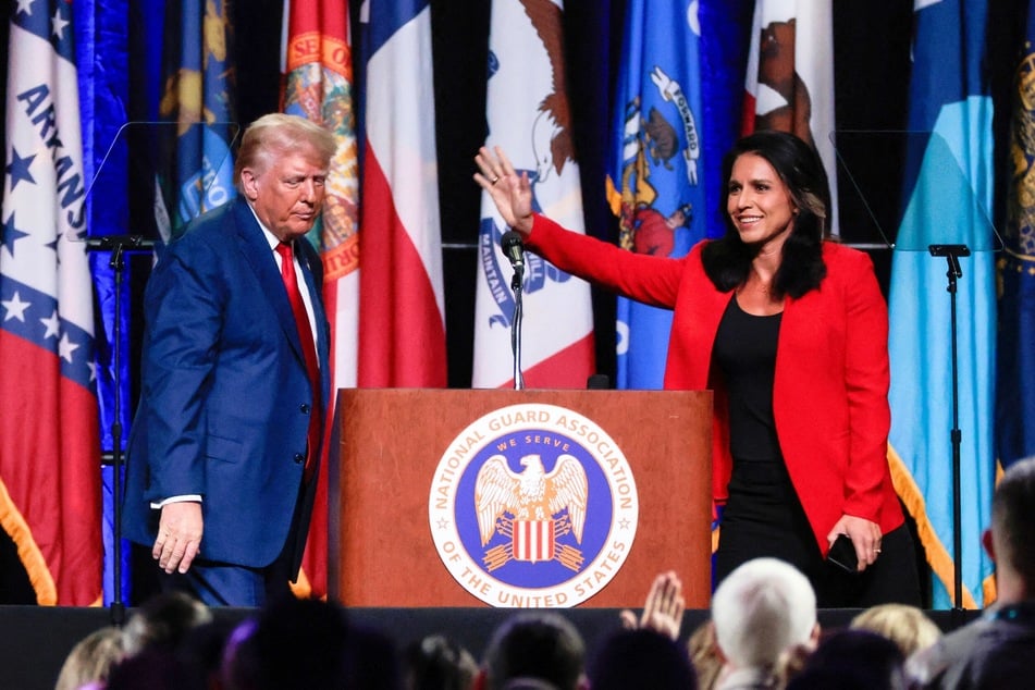 On Monday, former Democratic congresswoman Tulsi Gabbard (r.) announced that she was endorsing Republican candidate Donald Trump for president.