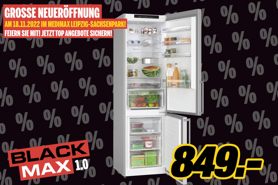 Bosch Kühl-Gefrierkombi
EPK39NLC40 für 849 Euro