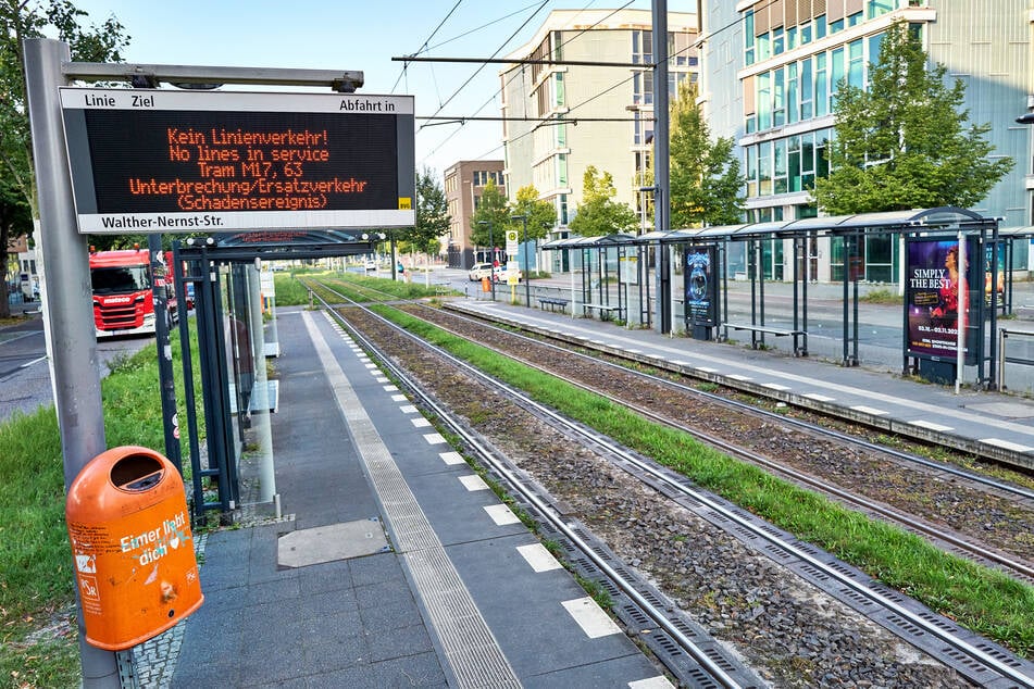Von dem Stromausfall sind auch Straßenbahnen und S-Bahnhöfe betroffen.