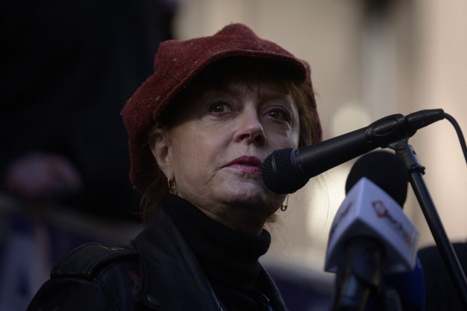 Susan Sarandon is visiting Capitol Hill on Thursday to demand US lawmakers act to protest Palestinian lives under threat.