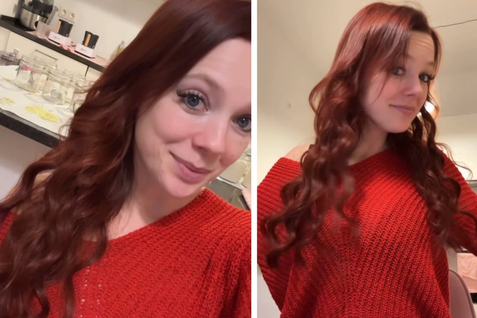 Anne Wünsche (33) überraschte ihre Fans mit roter Mähne.