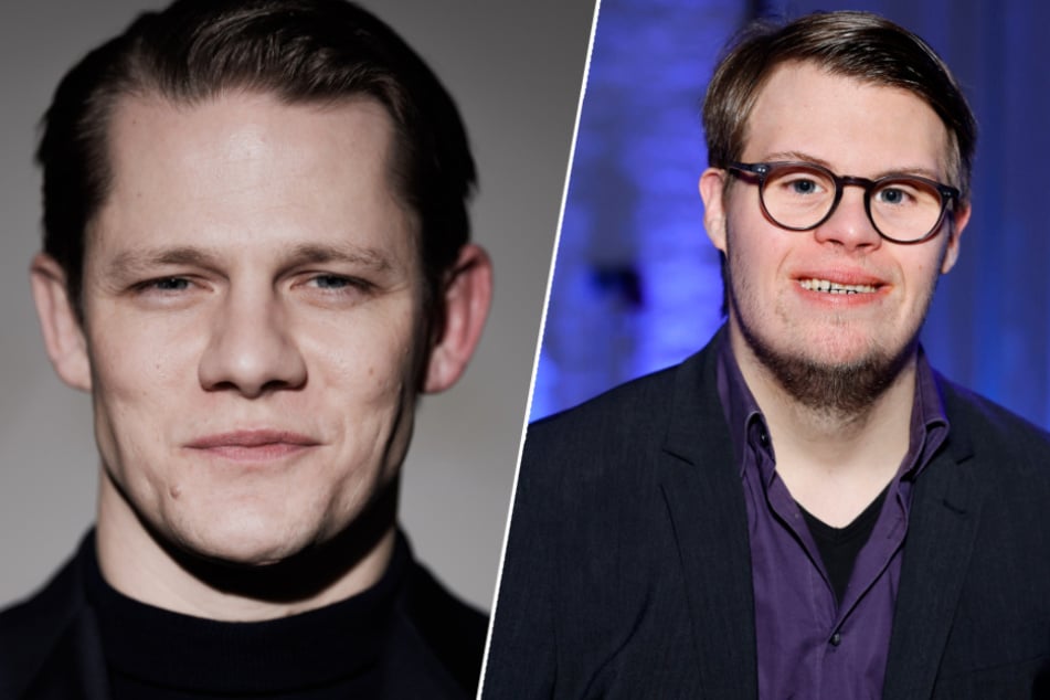 Die Schauspieler Max von der Groeben (34, l.) und Simon Rupp (27) sind am Freitagabend bei der "NDR Talk Show" zu Gast.